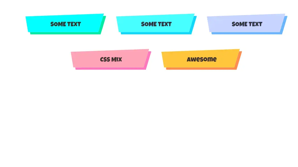 CSS Buttons - Bouncy Buttons example : CSS Mix