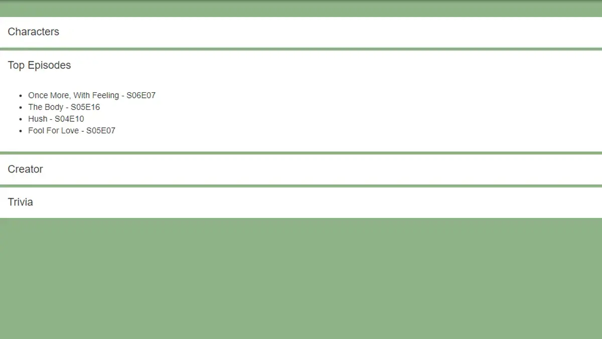 Bootstrap Accordions Buffy Bootstrap Accordion Menu example CSS Mix