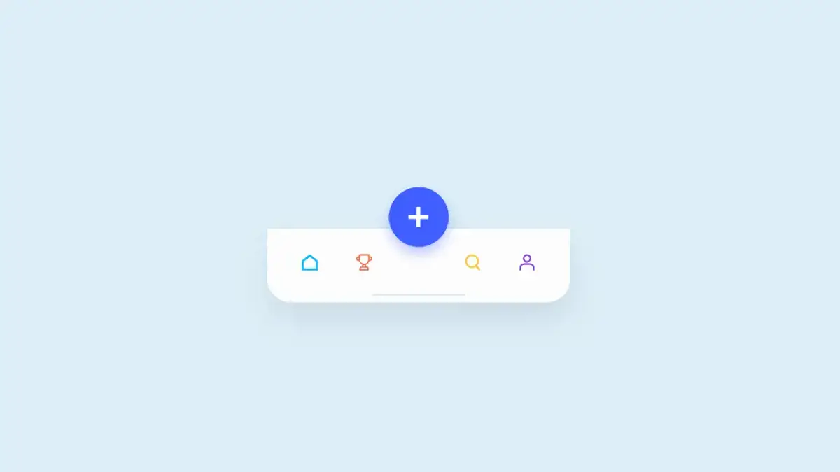 CSS Tab Bars - Navbar Ui Interaction example : CSS Mix