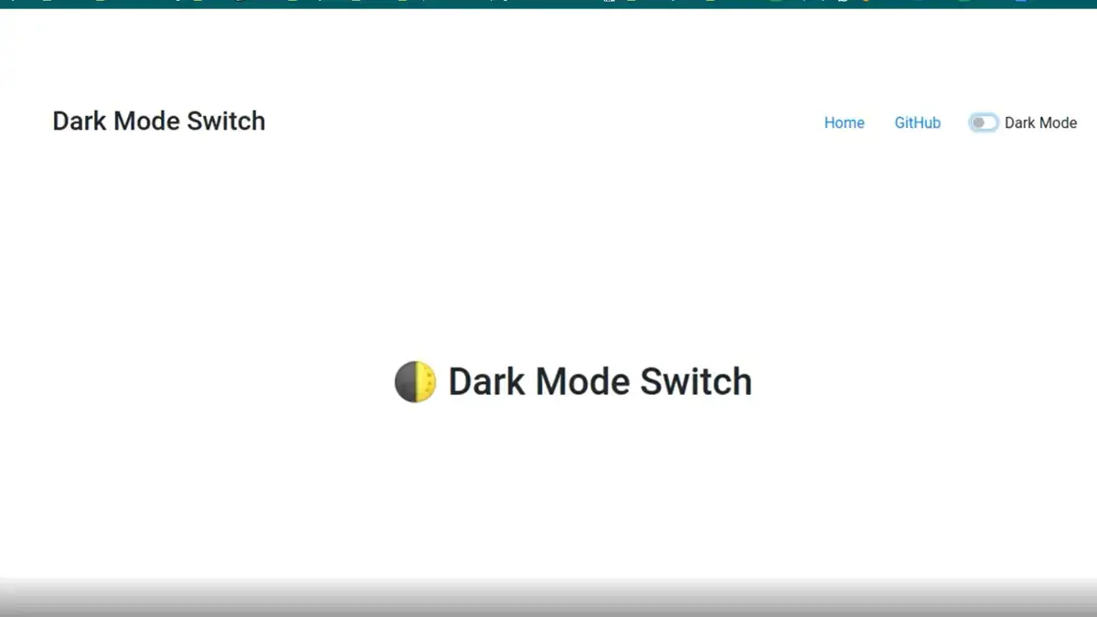 Dark Mode Switch screenshot
