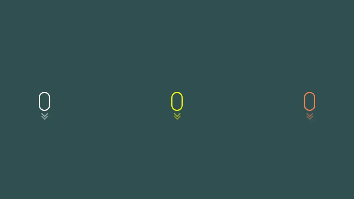 CSS Buttons - Mouse Scroll Down Animated Icon example : CSS Mix