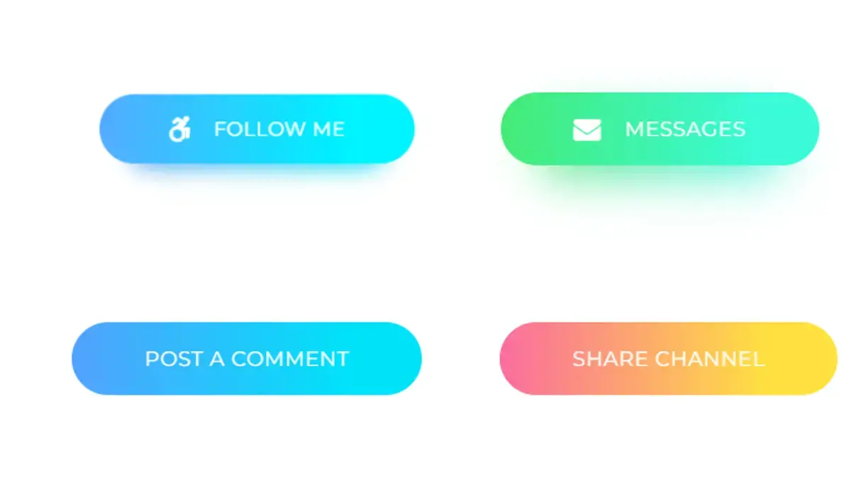 CSS gradient Examples - Button With Gradient Shadow example : CSS Mix