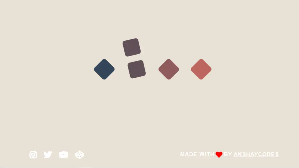 CSS Loaders - Domino Preloader example : CSS Mix