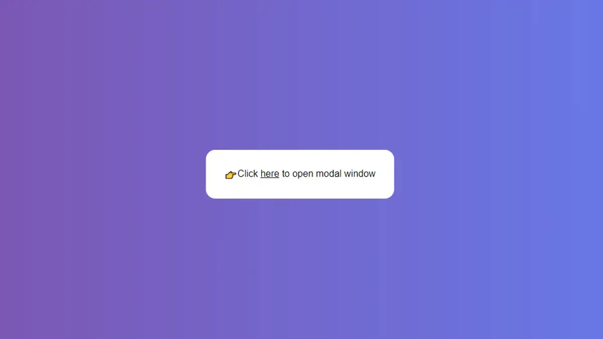 CSS Modal Windows - Css Only Modal (Input:Checked) example : CSS Mix