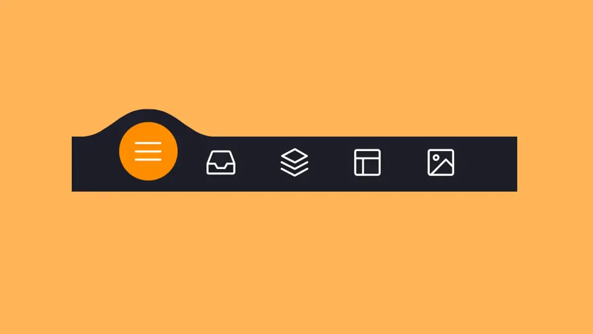 JavaScript Tab Bars - Animated Tab Bar example : CSS Mix