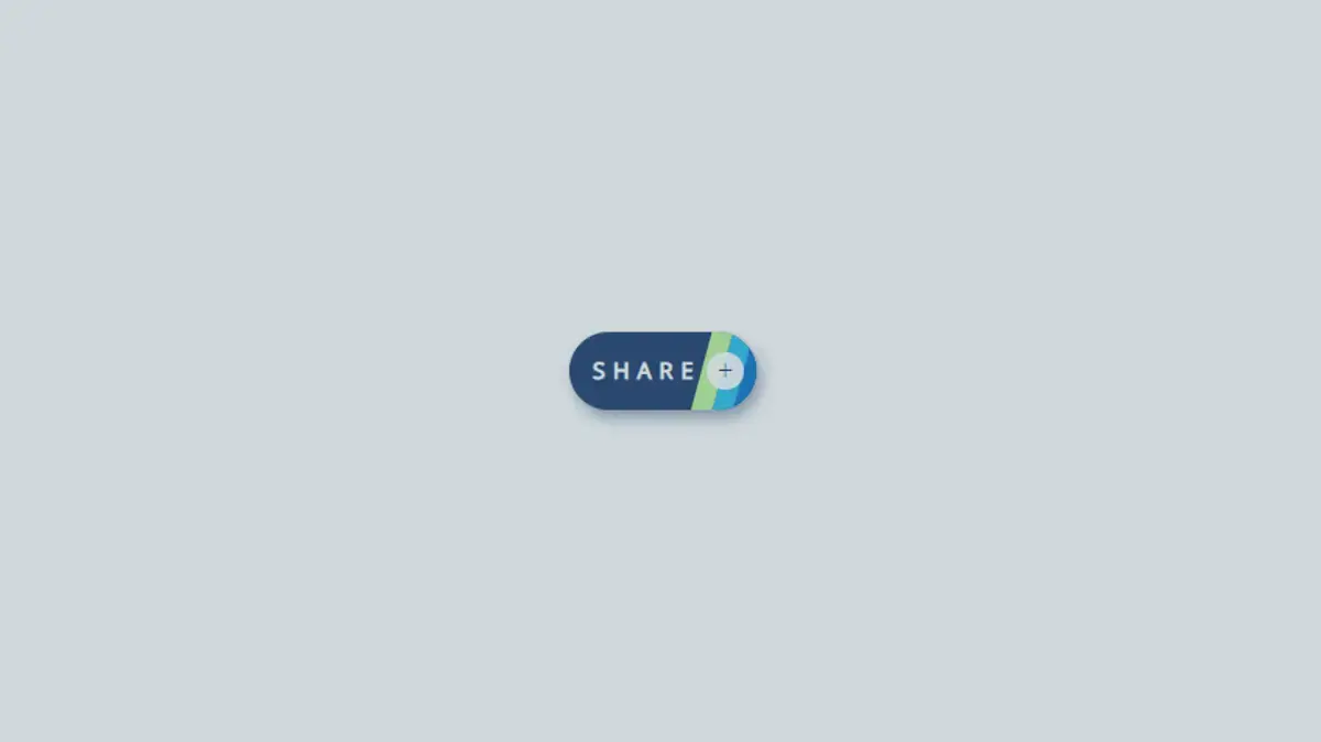 jQuery Buttons - Social Share Buttons example : CSS Mix