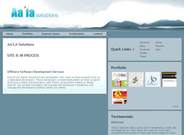 AALA Solutions screenshot