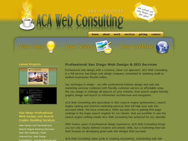 ACA Web Consulting screenshot
