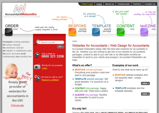 Accountant Websmiths screenshot