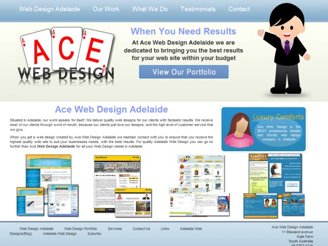 Ace Web Design screenshot