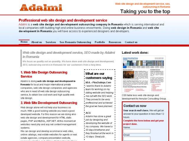 Adalmi Outsourcing screenshot