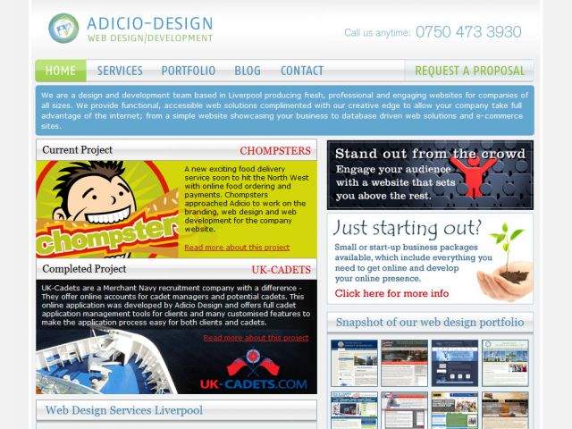 Adicio Design screenshot