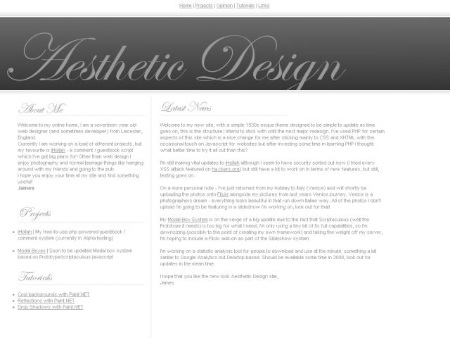Aesthetic Design screenshot
