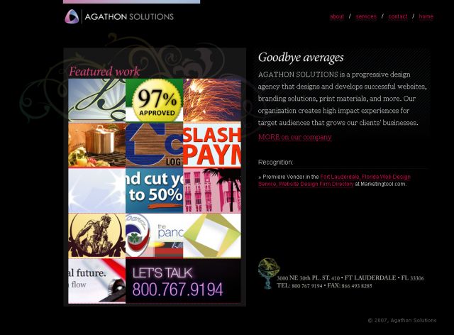 Agathon Solutions screenshot