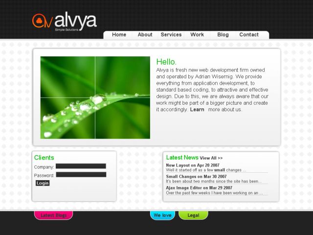 Alvya screenshot