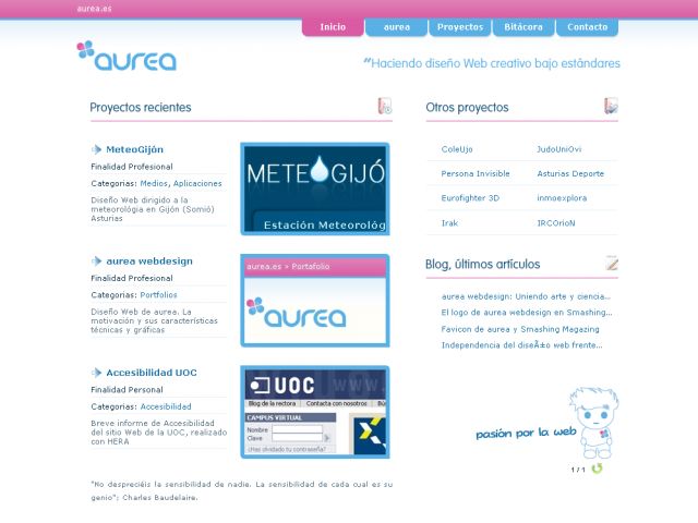 aurea webdesign screenshot