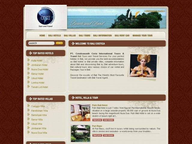 Bali Hotel screenshot
