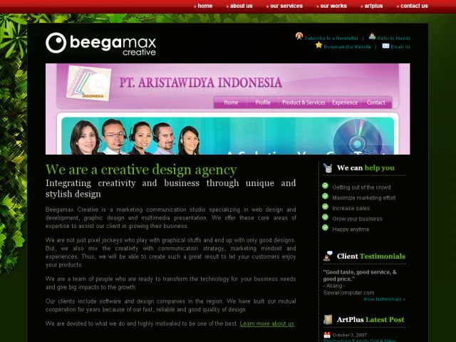 Beegamax Creative screenshot