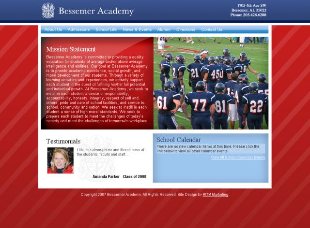 Bessemer Academy screenshot