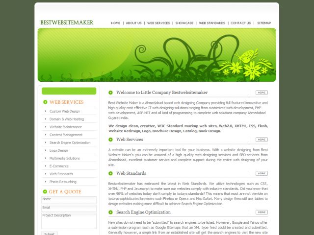 Bestwebsitemaker screenshot