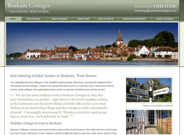 Bosham Cottages screenshot
