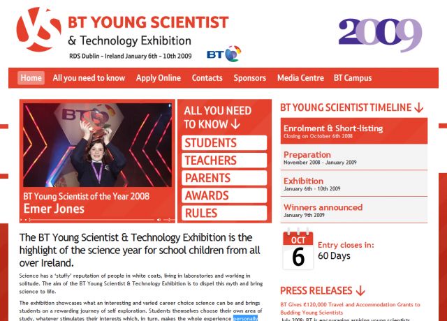 BT Young Scientist screenshot