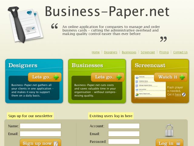 Business-Paper.net screenshot
