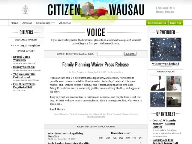 Citizen Wausau screenshot