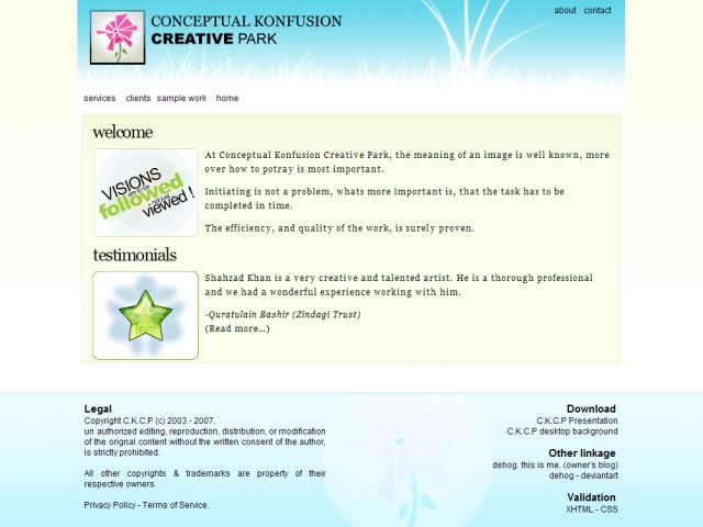 Conceptual Konfusion Creative Park screenshot