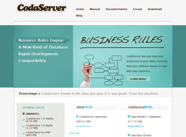 CodaServer screenshot