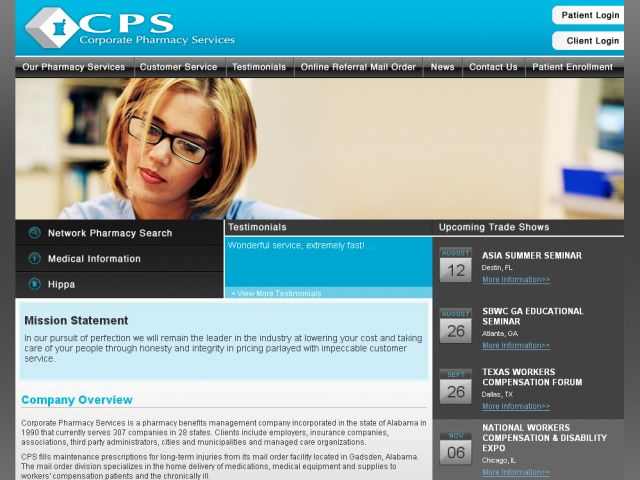 Corporate Pharmacy Services screenshot
