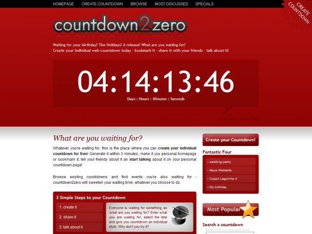 countdown2zero screenshot