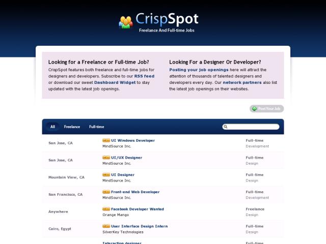 CrispSpot screenshot