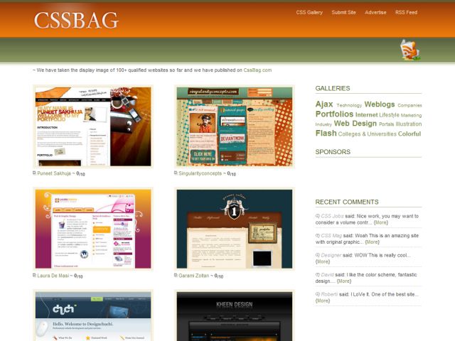 CSS Bag screenshot