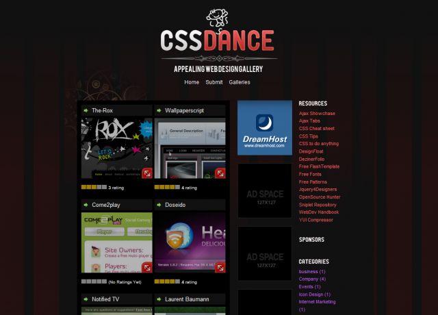 CSSDance screenshot
