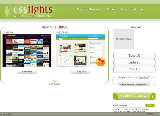 cssfights.com screenshot