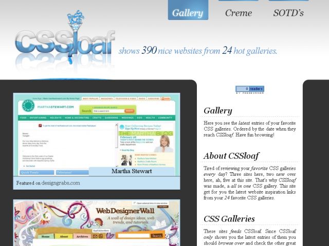 CSSloaf screenshot