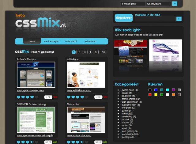 CSS Mix screenshot