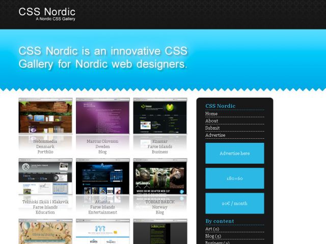 CSS Nordic  screenshot