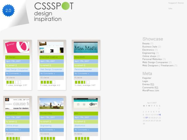 CSSSpot screenshot