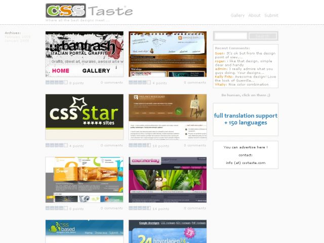 CSS Taste screenshot