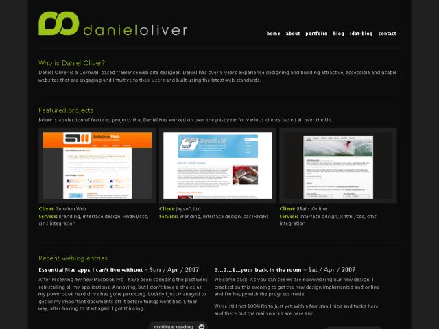 Daniel Oliver screenshot