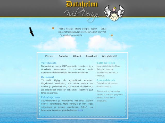 Datahelmi screenshot