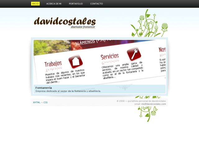 davidcostales.com screenshot