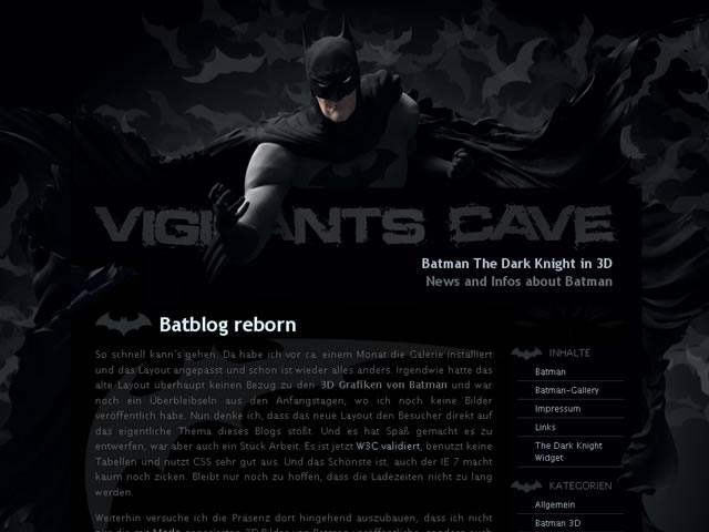 Batman the Dark Knight in 3D screenshot
