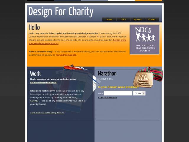 Design For Charity screenshot