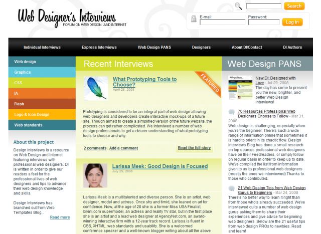 Web Design Interviews screenshot