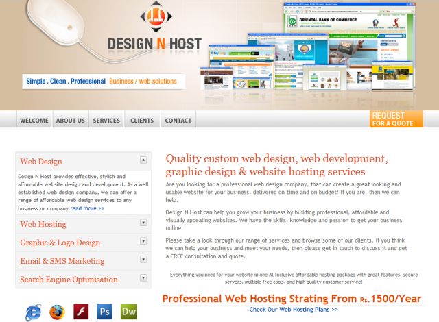 Design N Host screenshot