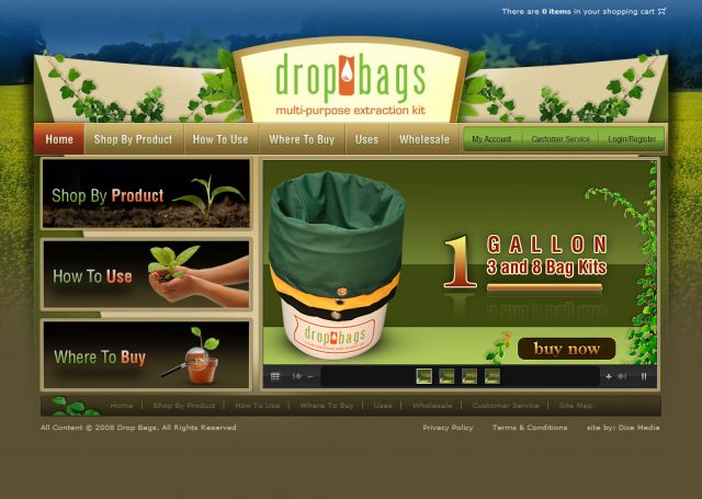 Drop bags screenshot