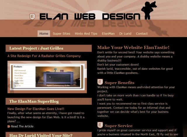 Elan Web Design screenshot